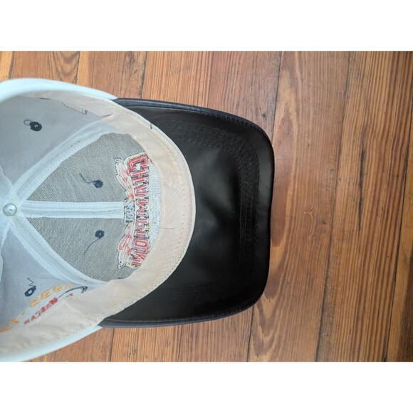 Rare VTG Jeff Gordon 2001 Chase Authentics Winston Cup Champion Leather Hat - Picture 5 of 7